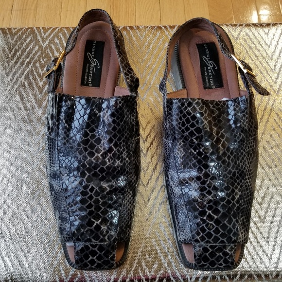 giorgio brutini snakeskin shoes private collection